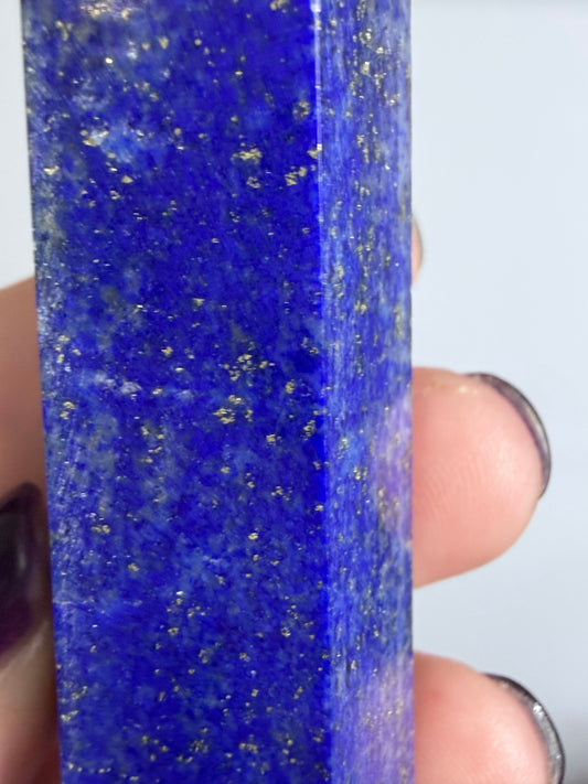 Lapis Lazuli Tower – Pyrite Flecks C 9.6cm
