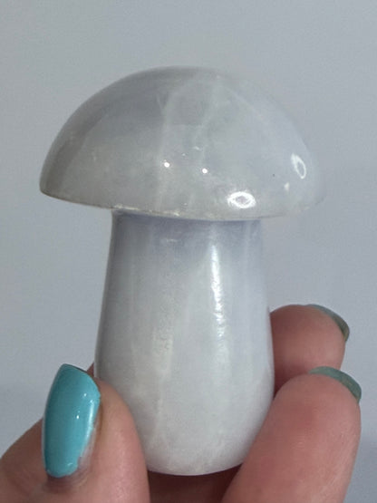Blue Calcite Mushroom Crystal – A