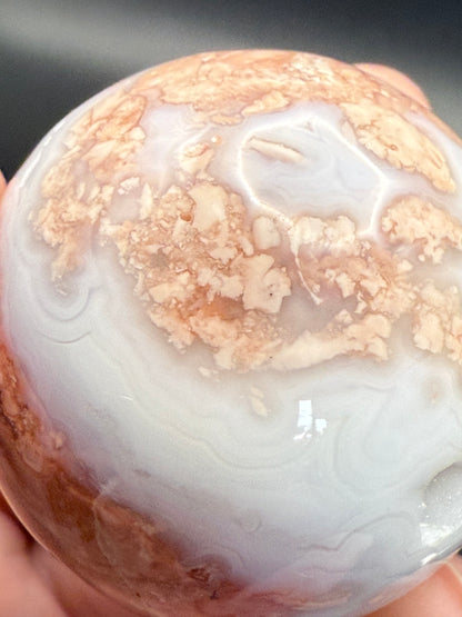 Druzy Pink Petal Agate