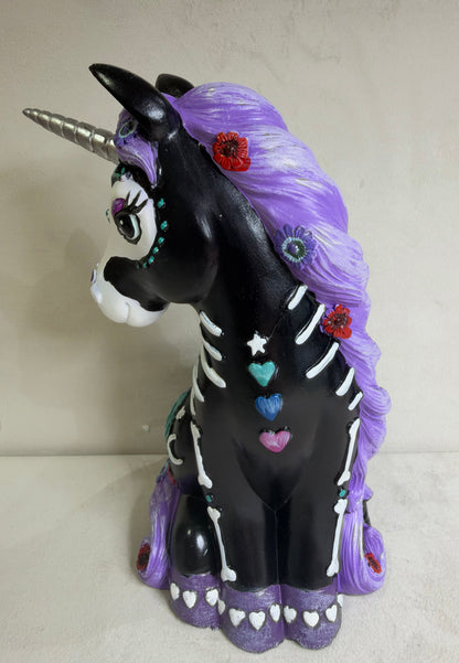 Sugarcorn Gothic Skeleton Unicorn Figurine – Nemesis Now – 22cm
