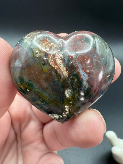 Ocean Jasper Heart – 5cm