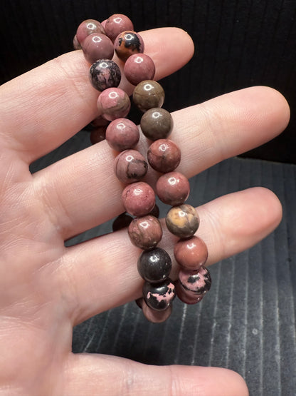 Rhodonite 8mm Bracelet