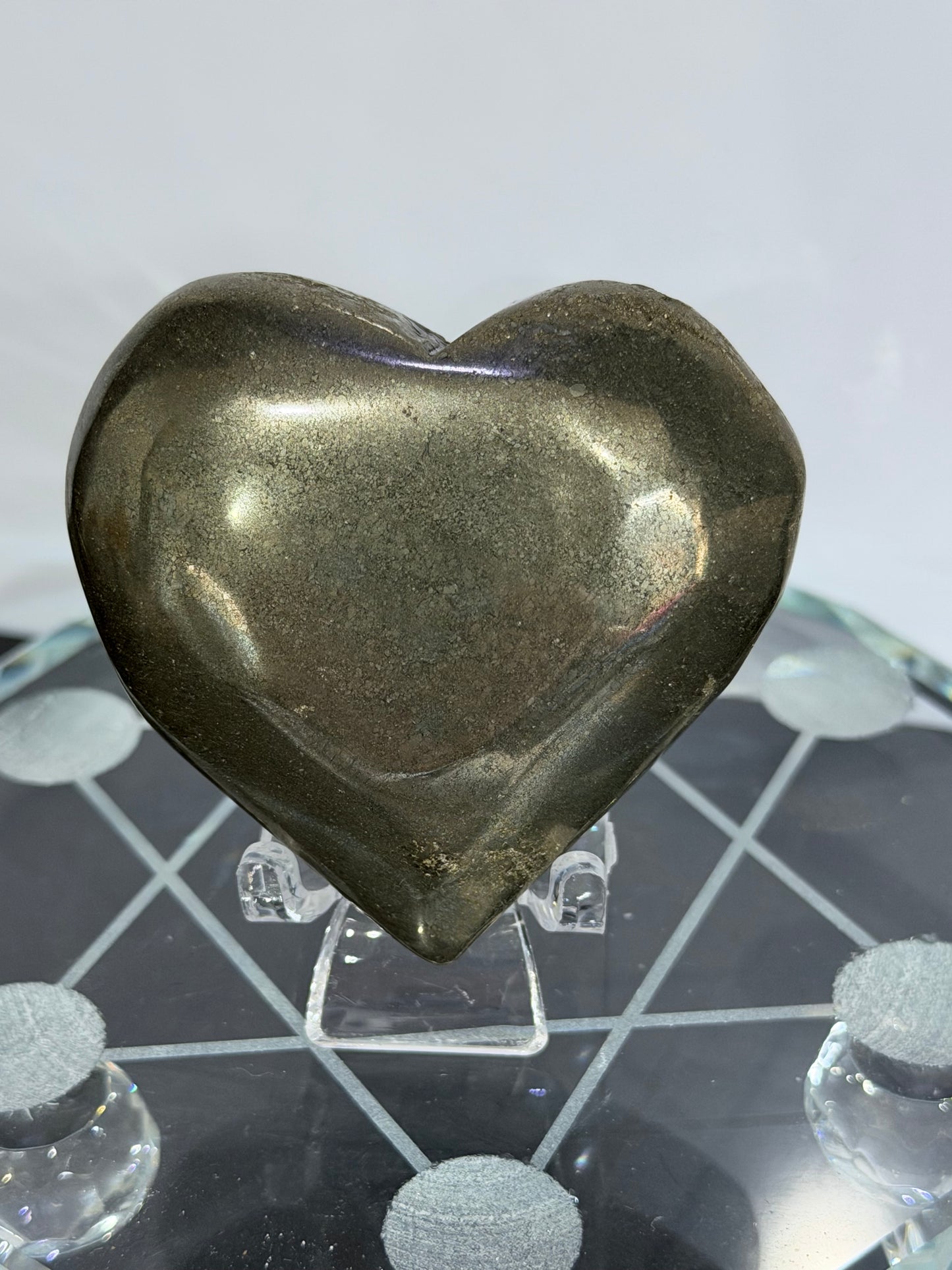 Pyrite Heart  5.8 cm A -