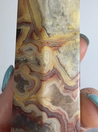 Crazy Lace Agate Tower – C -