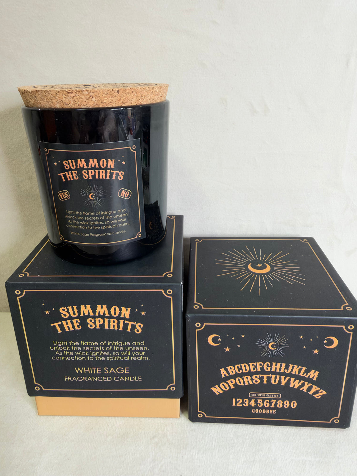 Summon the Spirits White Sage Candle – Cork Lid