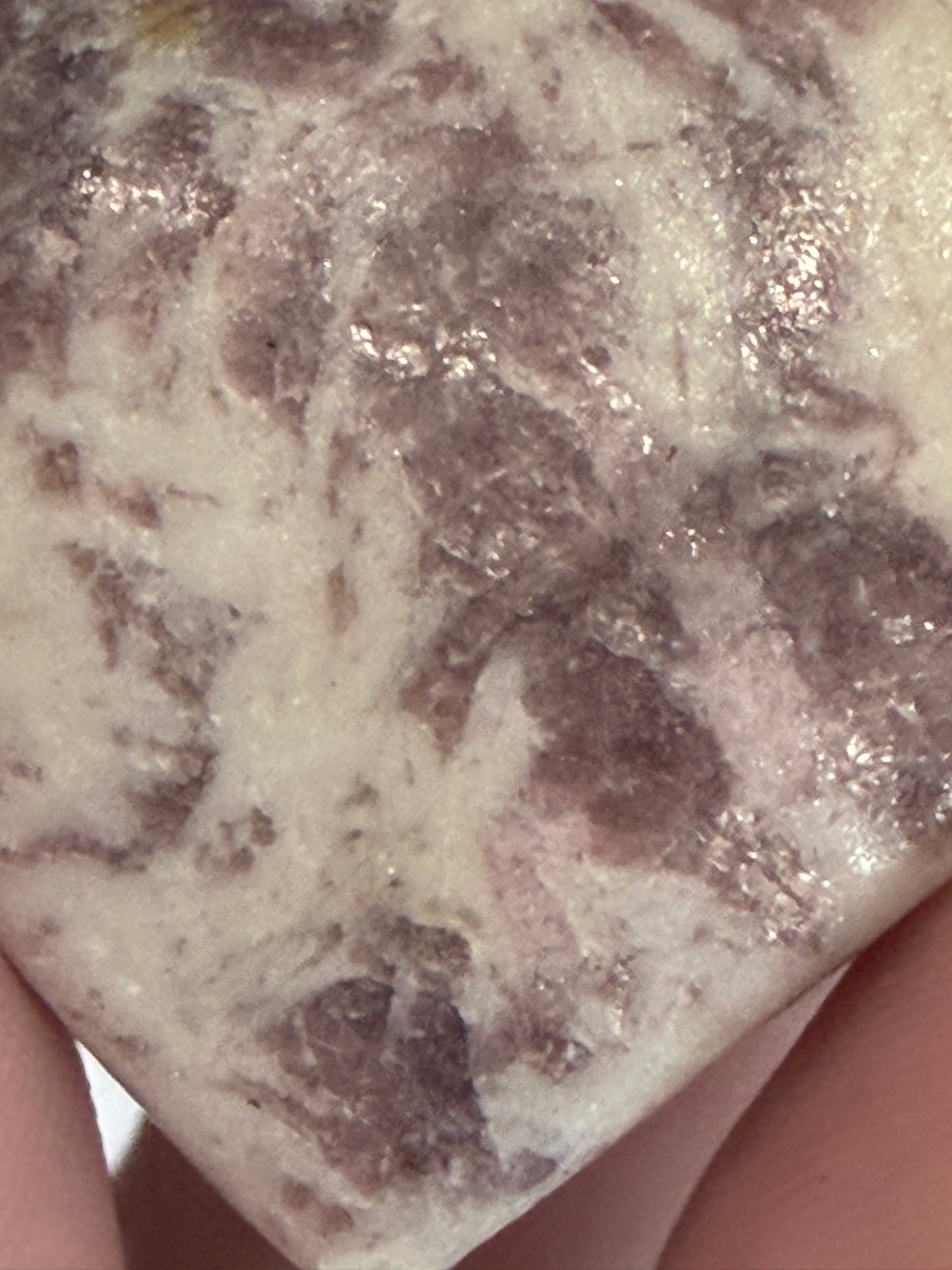 Pink Tourmaline in Mica Matrix Heart C - 3.7cm