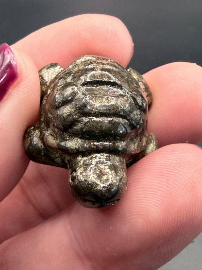 Pyrite Turtle – Strength, Luck & Protection