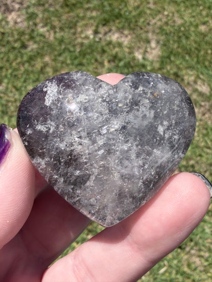 Garden Quartz Heart – Self Standing 75 g A