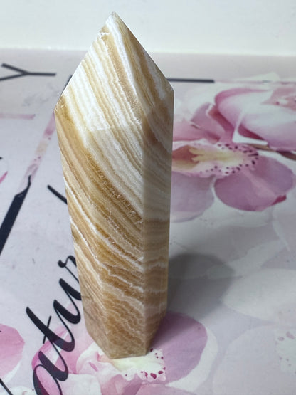 Orange Calcite Point