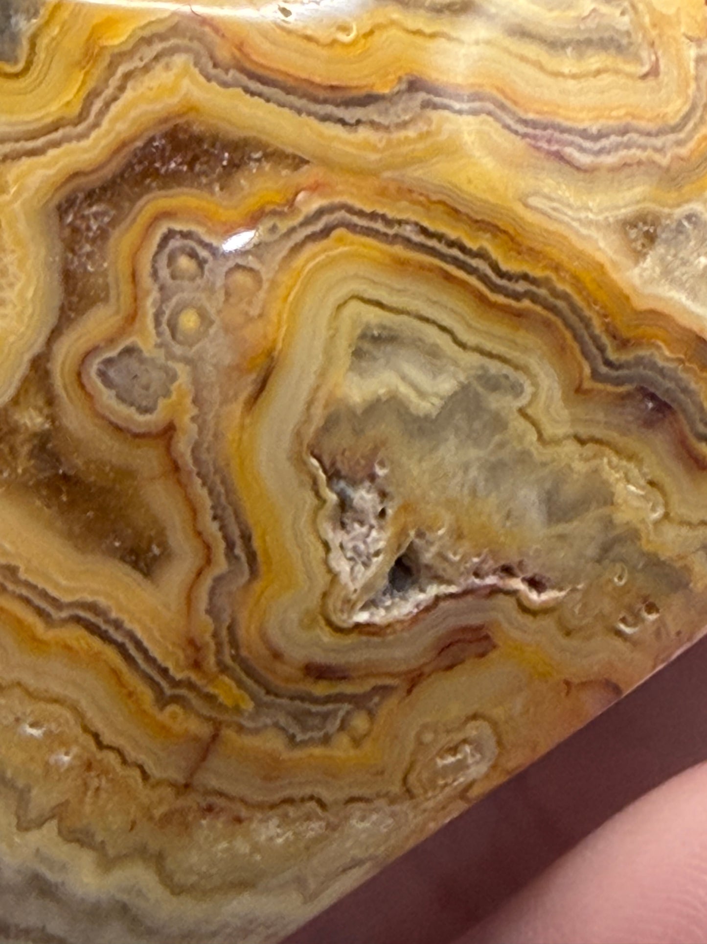 🇦🇺 Australia Map Crazy Lace Agate Heart