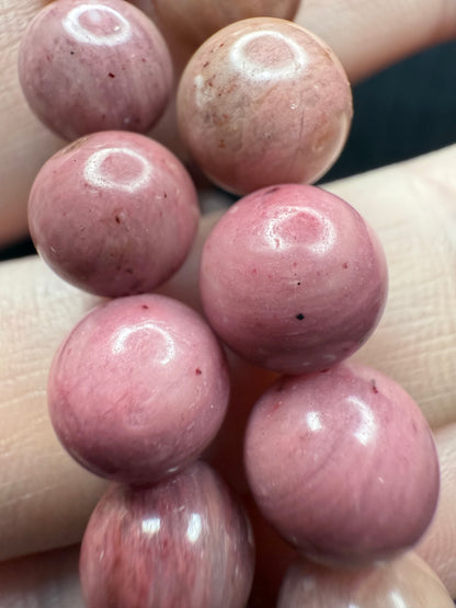 Pink Rhodonite 8mm Bracelet