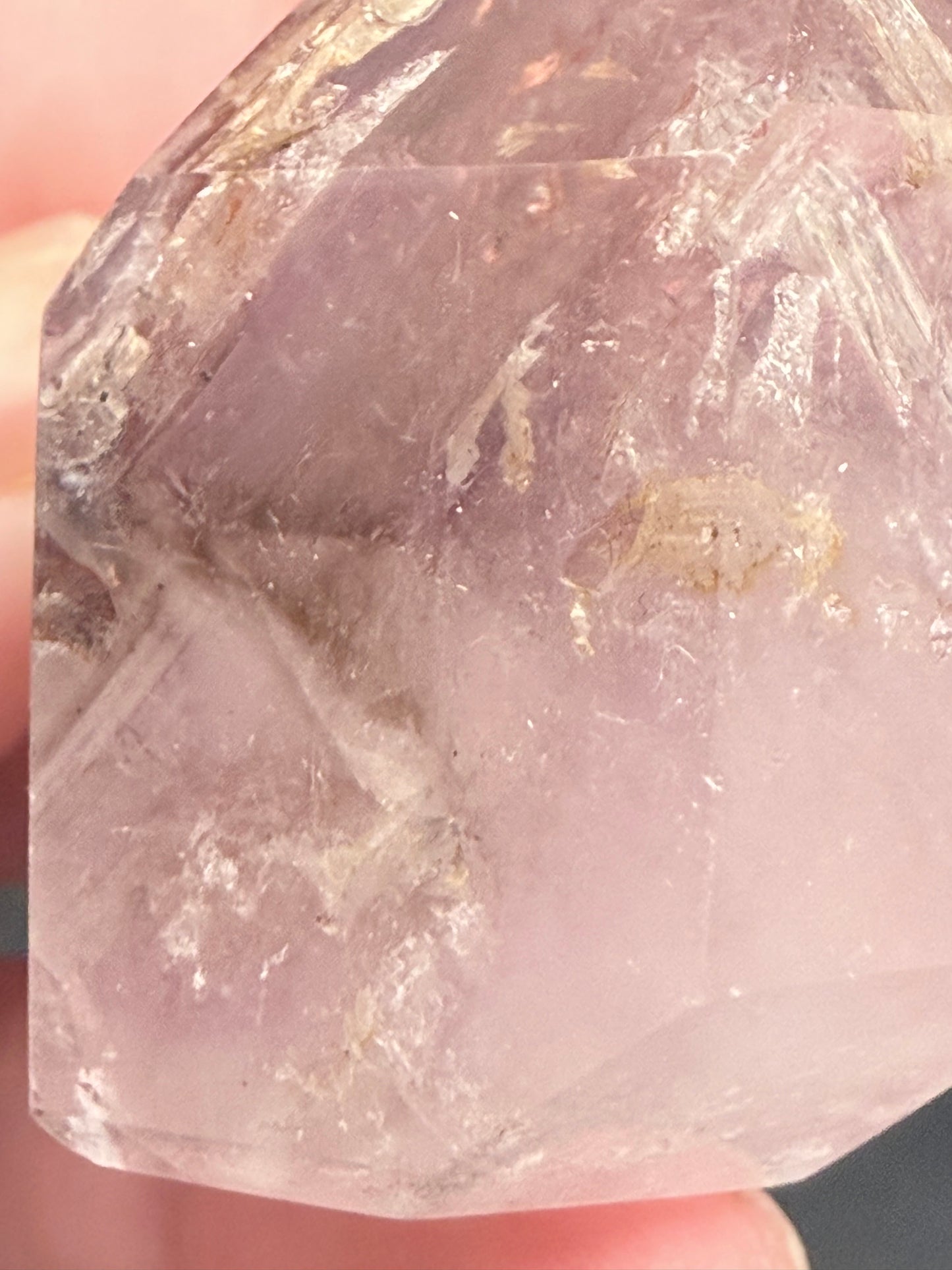 Amethyst Freeform with Hematite Inclusions