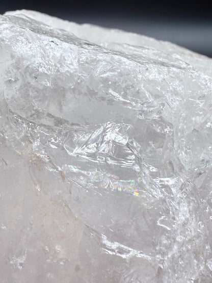 Clear Quartz Raw Candle Holder