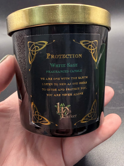 Rise Of The Witches Protection Candle By Lisa Parker - Crystal wonderland By Lisa