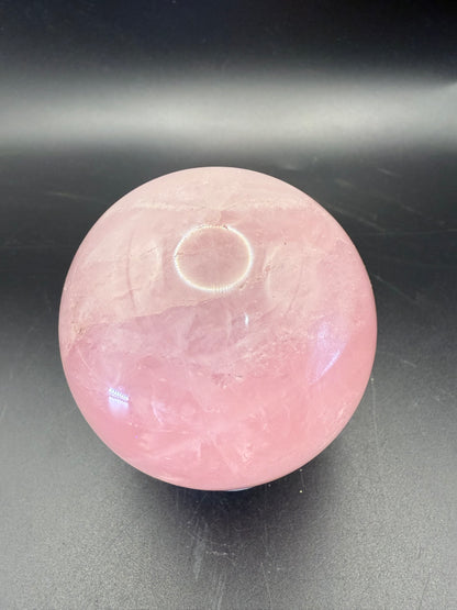 Big Bright Pink Rose Quartz Sphere