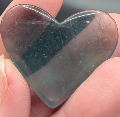 💜 Fluorite Heart assorted colours– 5cm