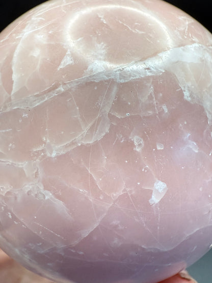 Pink Opal Sphere – 378g / 6.4cm