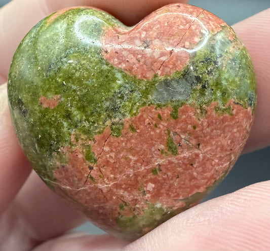 Unakite Heart – 3 cm