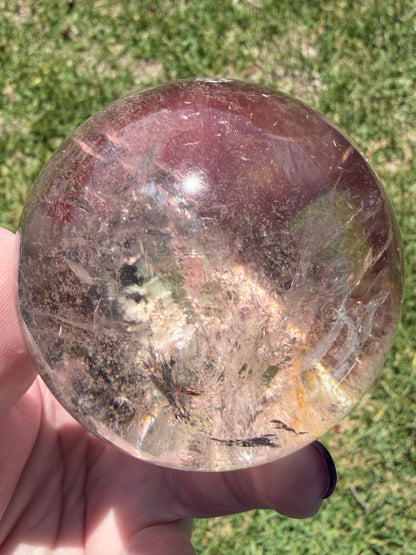 Lodolite (Garden Quartz) Sphere – 6.5cm | 366g