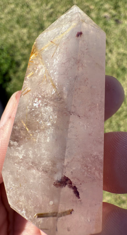 Rutilated Quartz Tower