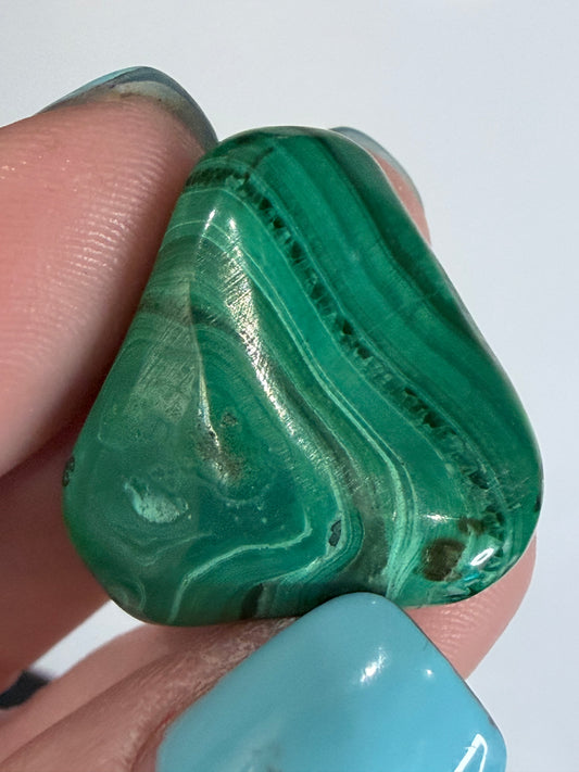 Malachite Tumble Stone I -