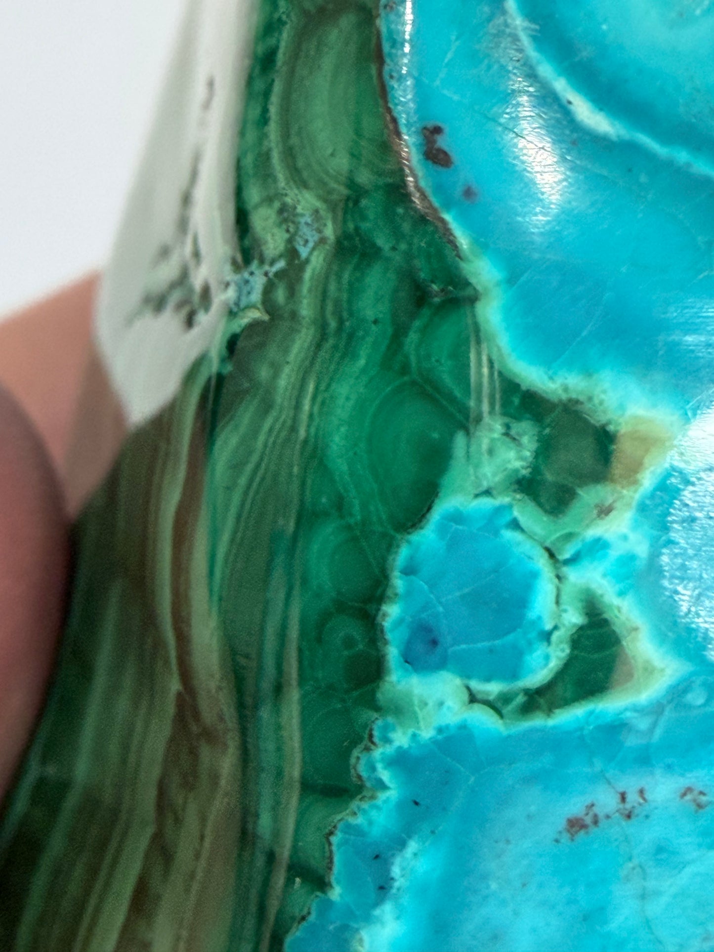 Chrysocolla with Malachite Freeform Premium– Madagascar – 275g -