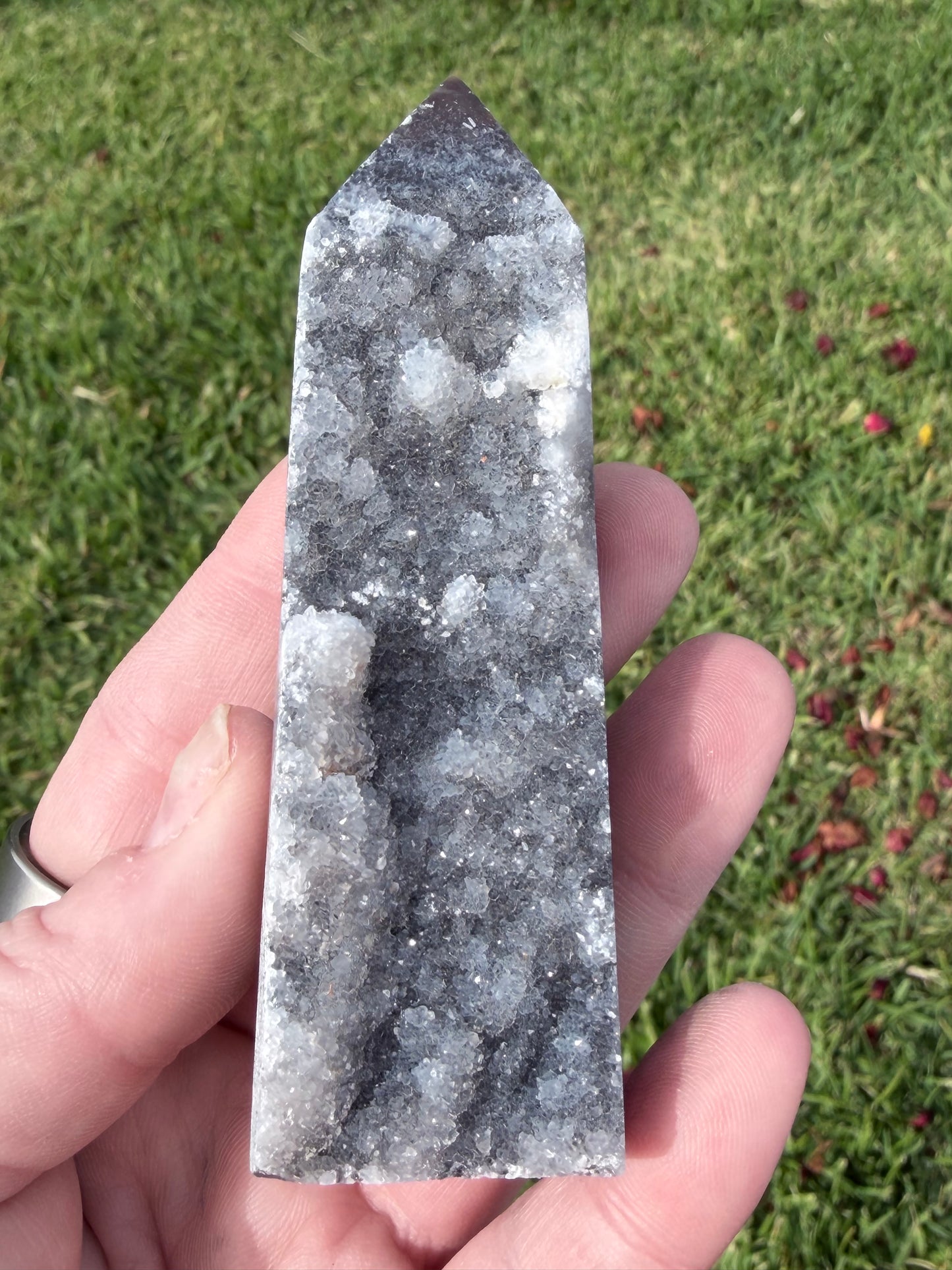 Sphalerite Druzy Tower – 10cm