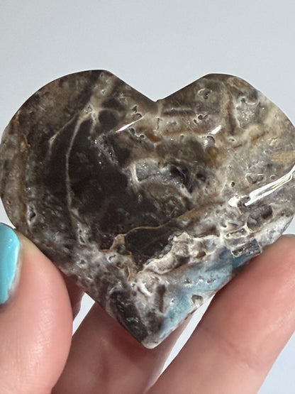 Sphalerite Free-Standing Heart B 6cm