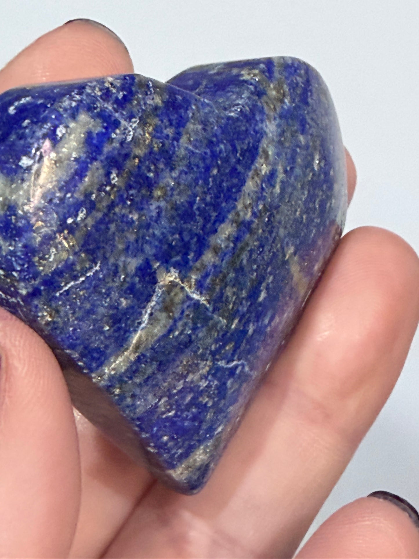 Lapis Lazuli Self-Standing Heart D 5.4cm
