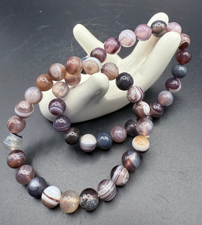 Botswana Agate 8mm Bracelet