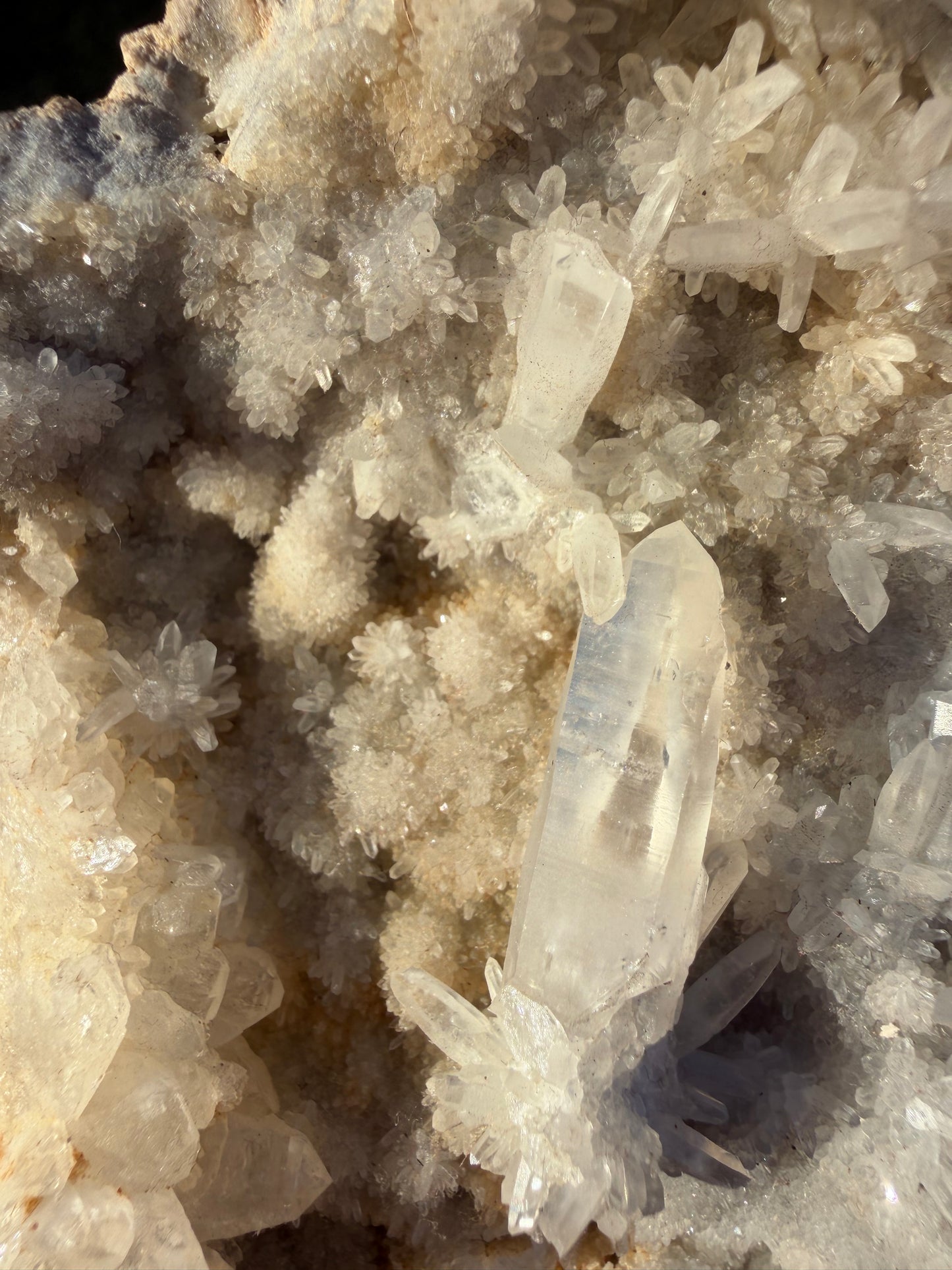 Indonesian Quartz & Druzy Chalcedony Cluster – 18.5cm