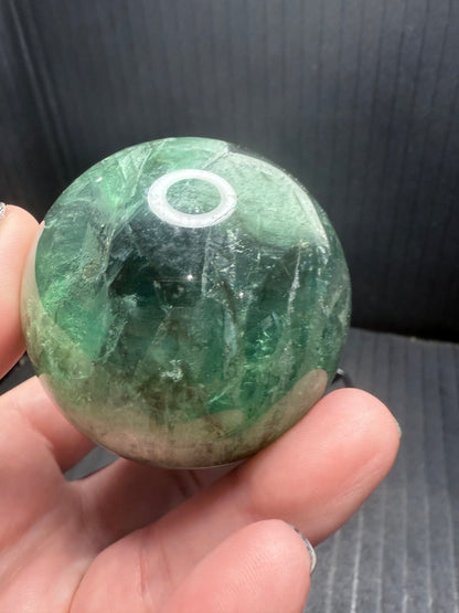 Green Fluorite Sphere