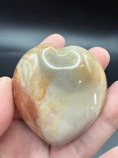 Polychrome Jasper Heart – 5 cm