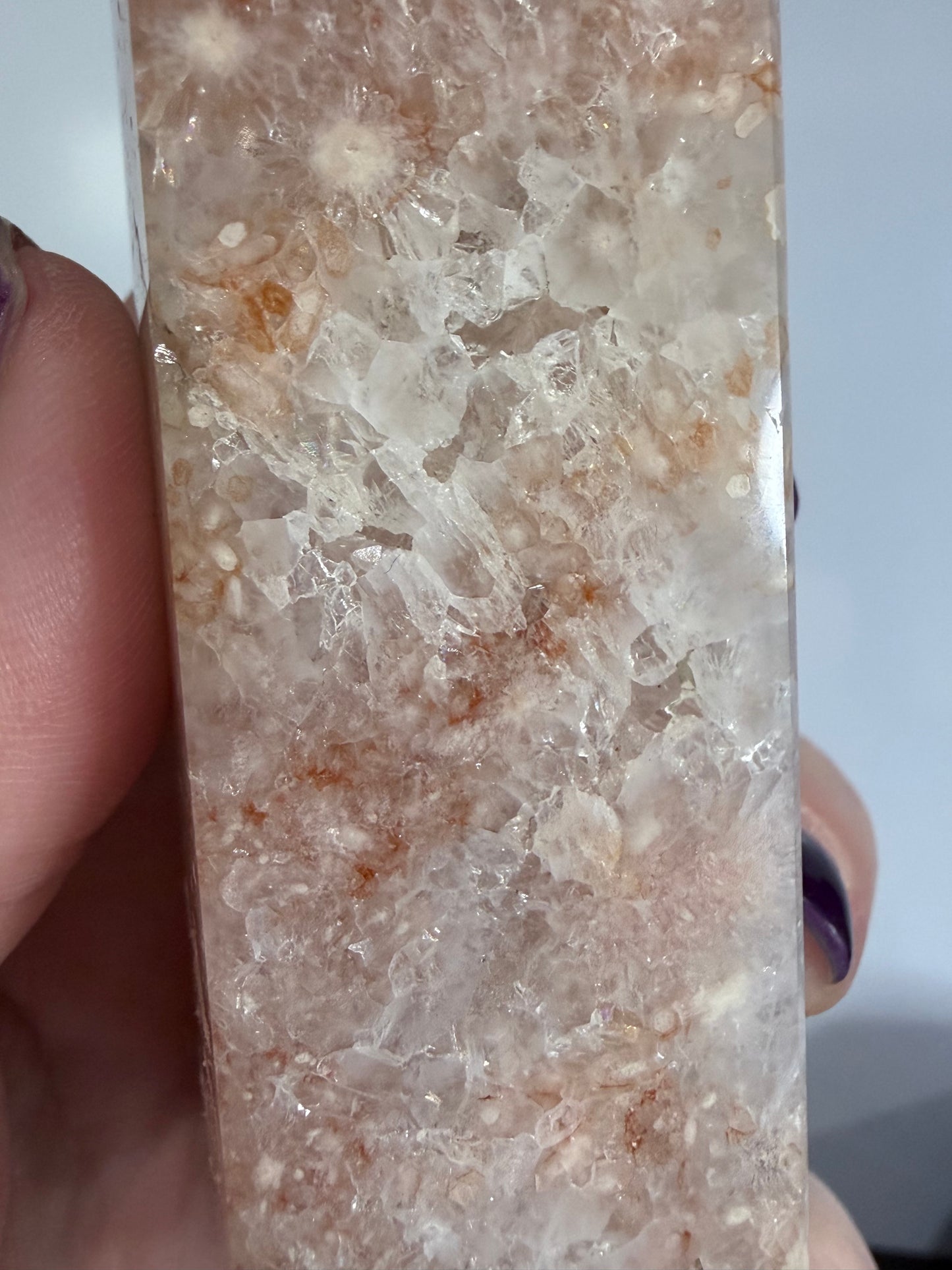 Pink Amethyst Quartz-Rich Tower 14.2cm 300g