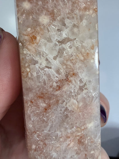 Pink Amethyst Quartz-Rich Tower 14.2cm 300g