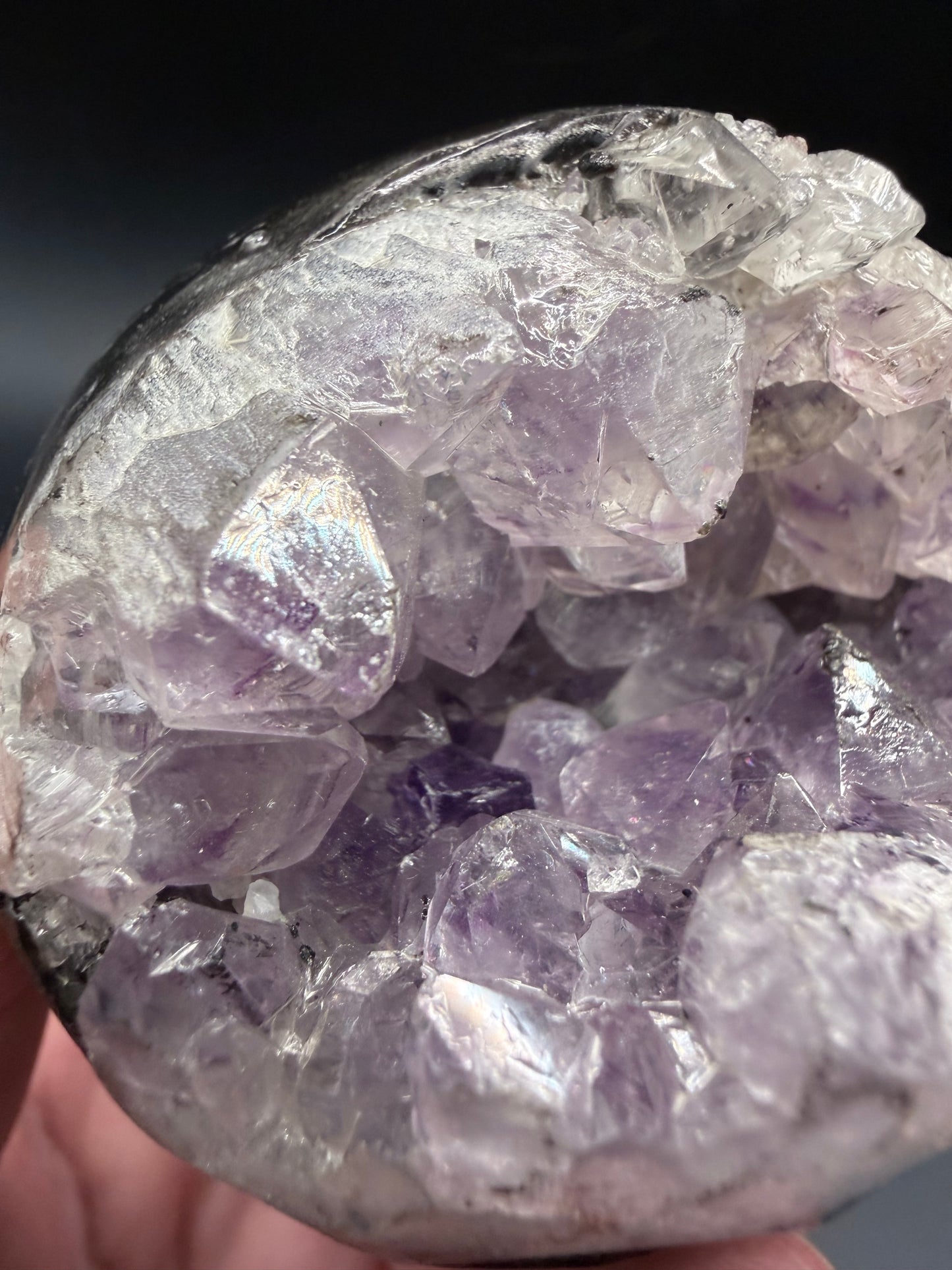 Amethyst Geode Sphere A