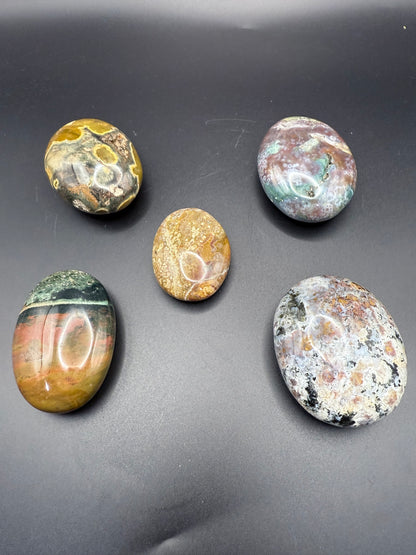Ocean Jasper Big Palm Stones
