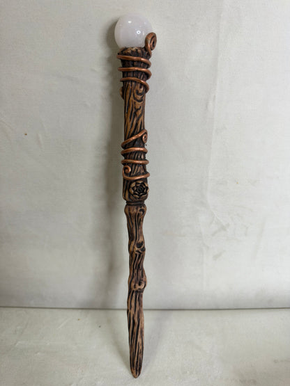 Rose Quartz Romance Wand with Storage Pouch