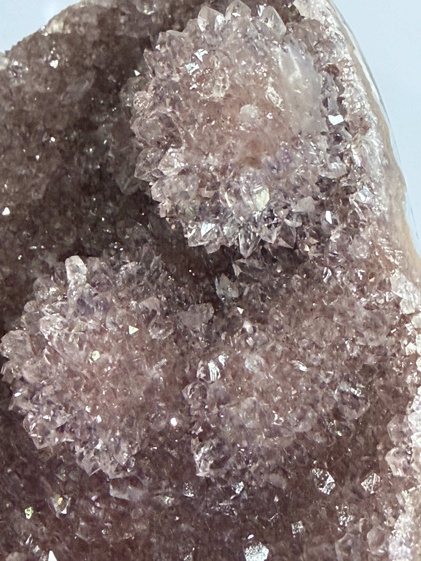 Lavender Amethyst Druzy Agate Freeform – Crystal Cave Formation (310g)