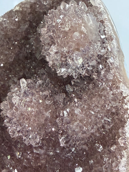 Lavender Amethyst Druzy Agate Freeform – Crystal Cave Formation (310g)