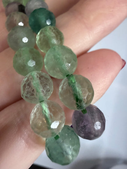 8mm Fluorite Faceted Bracelet

Clarity • Focus • Energy Balance