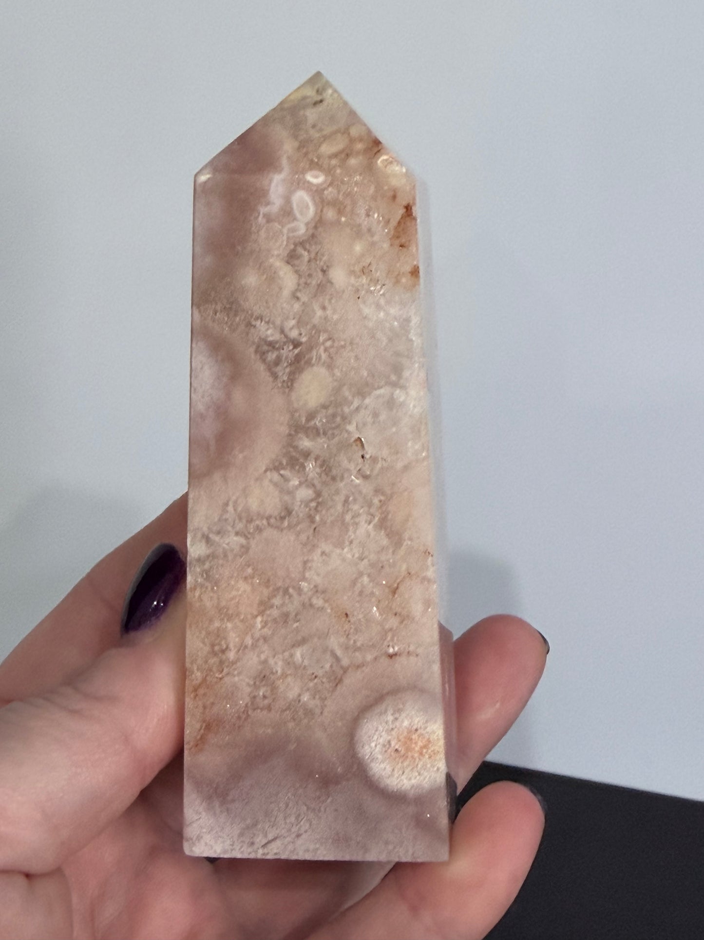 Pink Amethyst Quartz Tower B 10.7cm 263g
