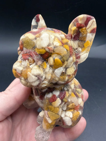 Mookaite Chips French Bulldog – 12cm