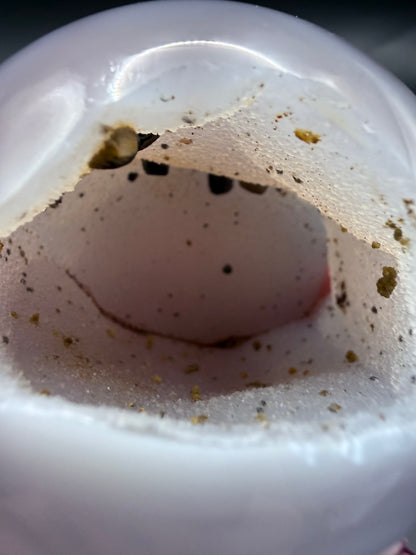 Pink Banded Agate Druzy Sphere