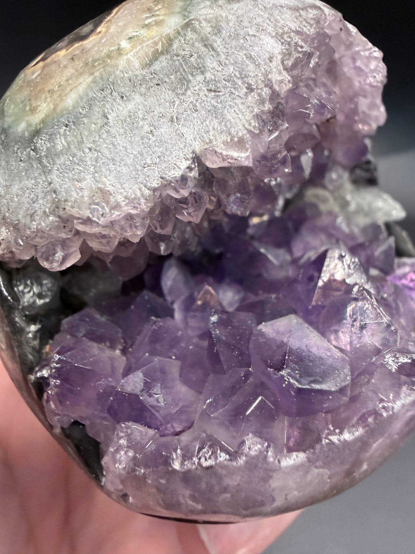 Amethyst Geode Sphere C