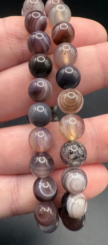 Botswana Agate 8mm Bracelet