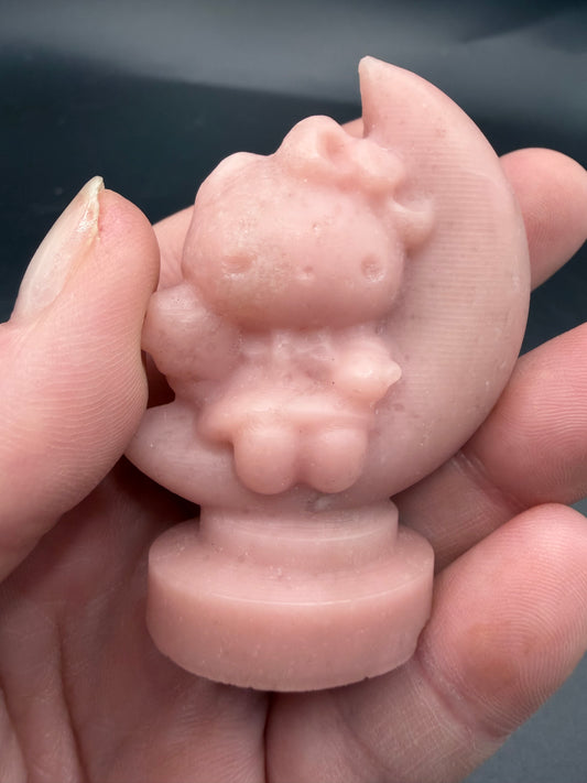 Hello Kitty Pink Opal Carving – 5.5cm