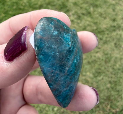 Blue Apatite Heart