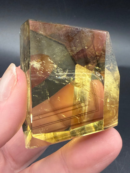 Smokey Citrine Point Freeform with Phantom Growth — Collector Piece
