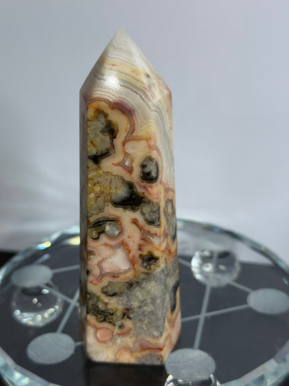 Crazy Lace Agate Tower –  B
